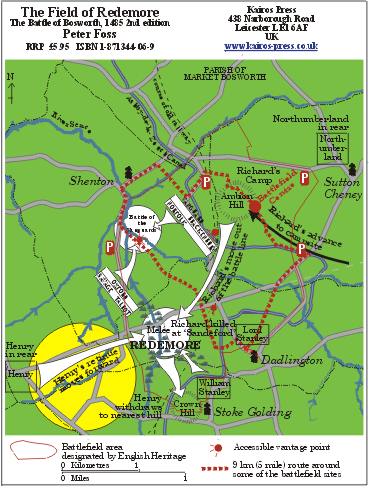 Battle of Bosworth map 1 Battle of Bosworth map 1